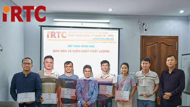 KẾT THÚC KHÓA HỌC QA / QC - ĐẢM BẢO & KIỂM SOÁT CHẤT LƯỢNG