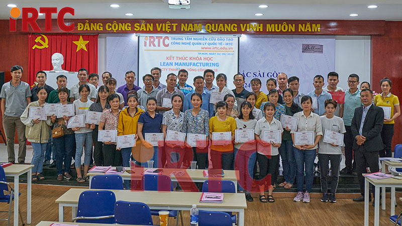 Kết thúc khóa học nhận thức Lean & TPM