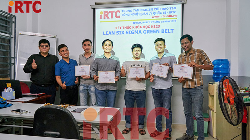 Kết thúc khóa học Lean Six Sigma Green Belt (đai xanh) tại iRTC