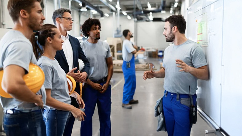 Cách quản lý con người trong sản xuất