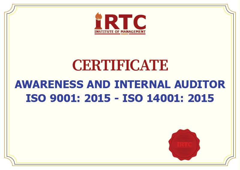 chứng chỉ ISO 9001/ 14001