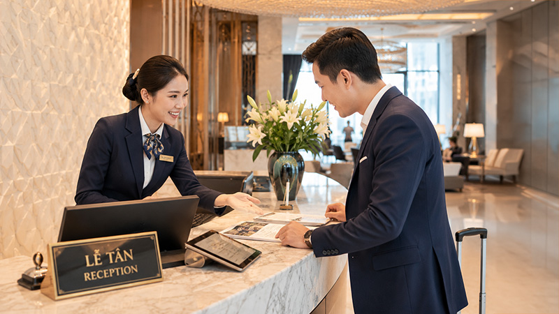 Lễ tân khách sạn là gì?