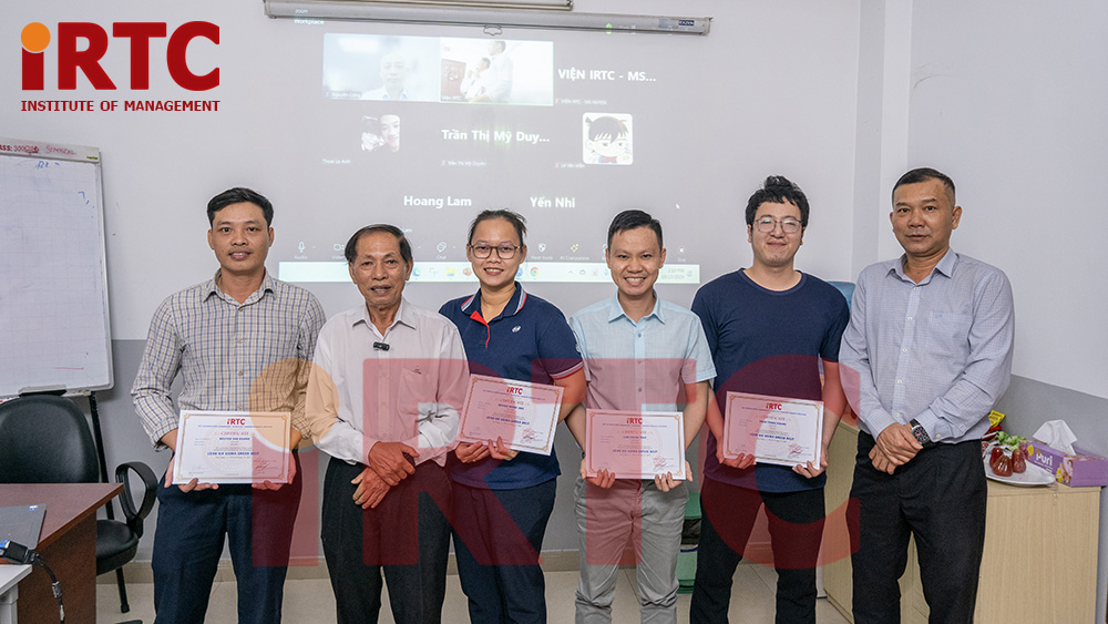 Kết thúc khóa học Lean Six Sigma Green Belt