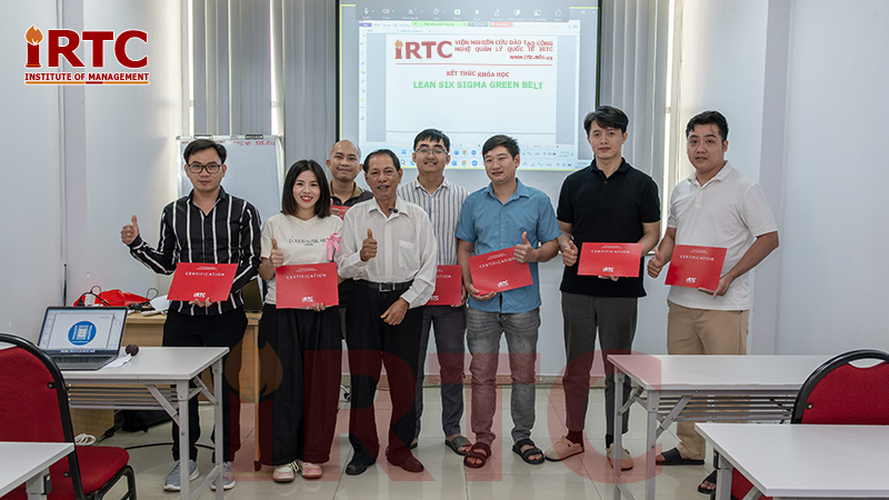 Kết thúc khóa học Lean Six Sigma Green Belt