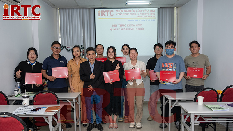 Kết thúc khóa học quản lý Kho chuyên nghiệp