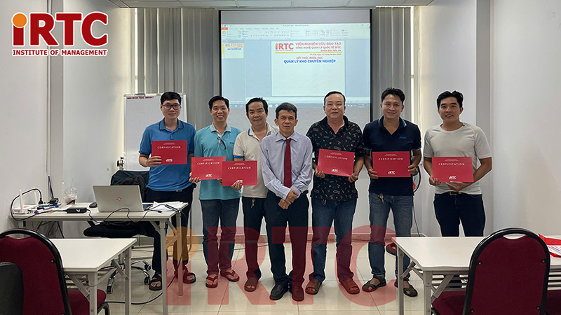Kết thúc khóa học QUản lý kho chuyên nghiệp