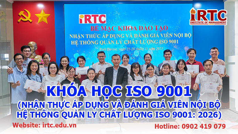 Khóa Học Nhận Thức Và Đánh Giá Viên Nội Bộ Hệ Thống Quản Lý Chất Lượng ISO 9001