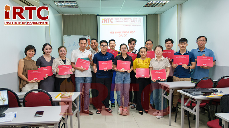 Kết thúc khóa học QAQC - đảm bảo và kiểm soát chất lượng