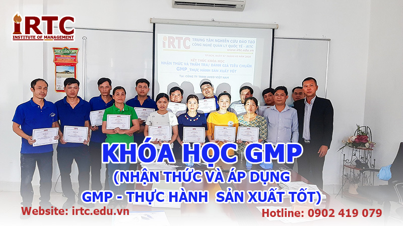 KHÓA HỌC NHẬN THỨC ÁP DỤNG GMP_THỰC HÀNH SẢN XUẤT TỐT